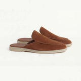 Maroon Suede Yacht Mule