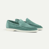 Classic Suede Loafer Apple Blue